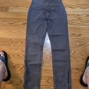 H&M MAMA Maternity Charcoal Skinny Women's Pants